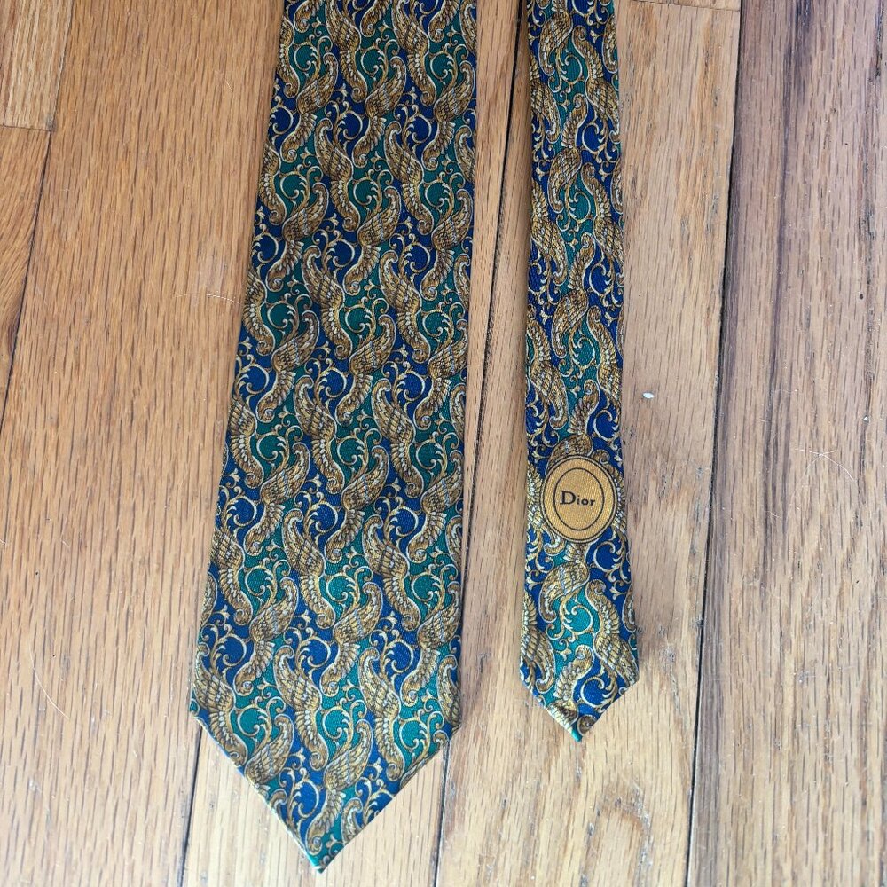 Christian Dior Paris  Monsieur Silk Men's Tie Made in France